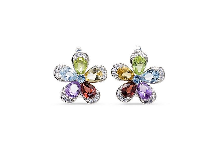 SCHEPPE SCHMUCK Ohrstecker-Set Damen - echte Edelsteine - 925 Sterling Silb günstig online kaufen