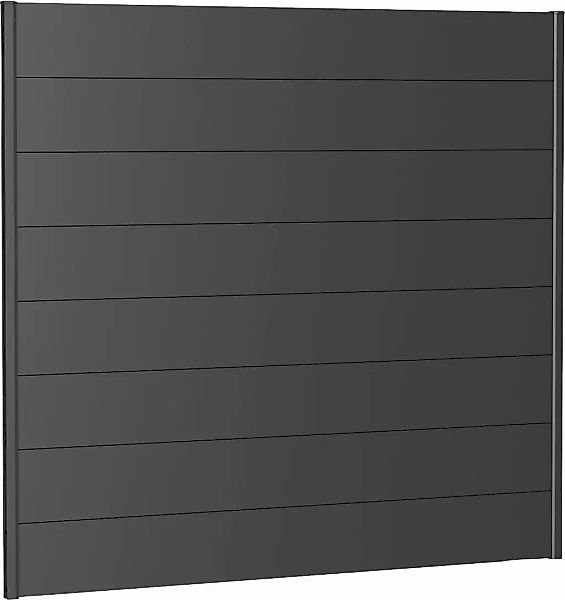 Biohort Sichtschutzelement 8 Metall-Paneele und 2 Führungsschienen, LxH: 19 günstig online kaufen