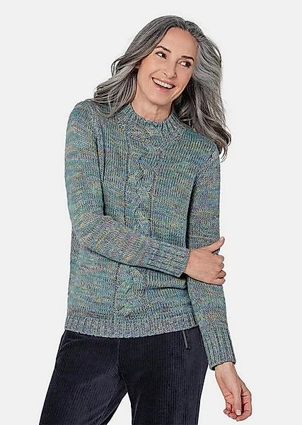 GOLDNER Strickpullover Kurzgröße: Strickpullover mit Zopfstrick günstig online kaufen