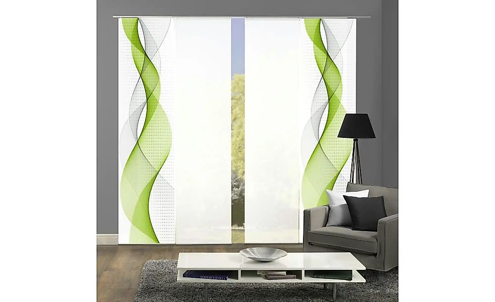 HOME WOHNIDEEN Schiebegardine »OPALIA 4ER SET«, (4 St.), HxB: 245x60 günstig online kaufen