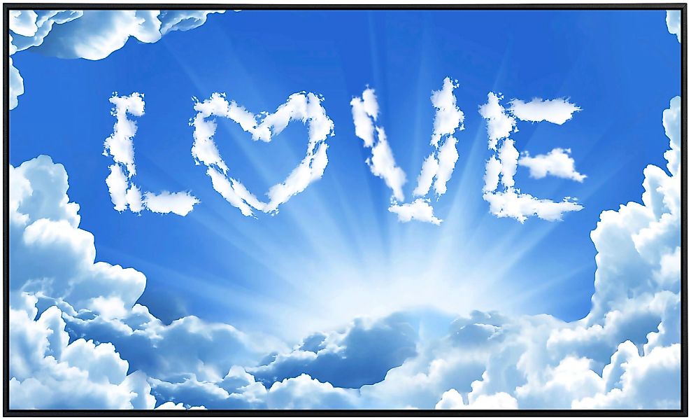 Papermoon Infrarotheizung »Love Himmel« günstig online kaufen