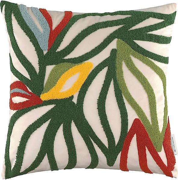 TOM TAILOR HOME Kissenhülle Leaves, (1 günstig online kaufen