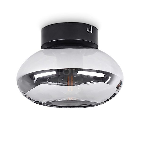 hofstein Deckenleuchte »Pietramelara« Deckenlampe aus Metall/Glas günstig online kaufen