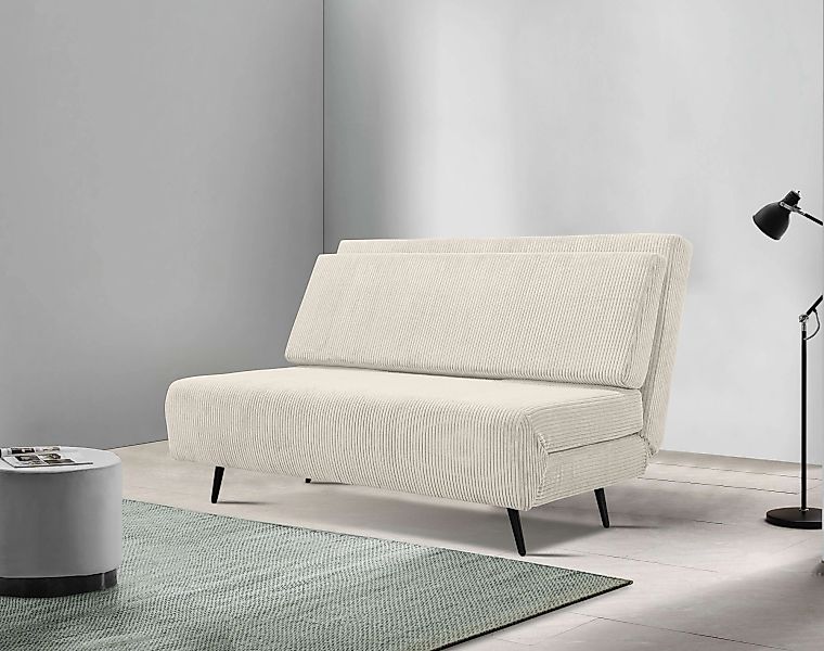 andas Schlafsofa "Linnea", Daybed mit aufklappbarer Liegefläche, in Webstof günstig online kaufen