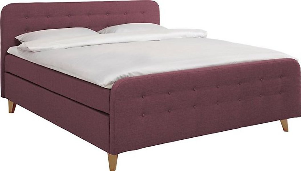 TOM TAILOR HOME Boxspringbett NORDIC BOX, mit Knopfheftung im Kopfteil und günstig online kaufen
