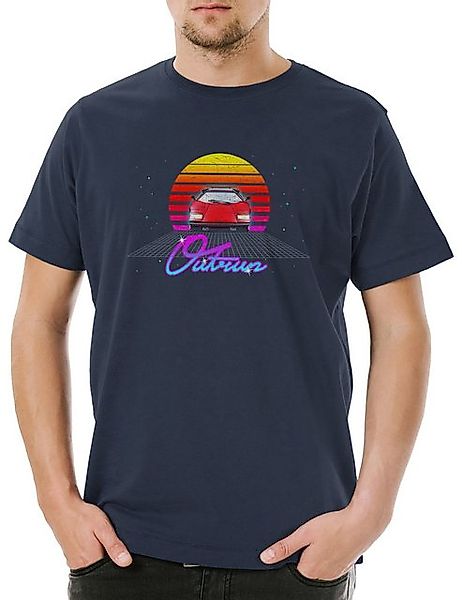 Urban Backwoods Print-Shirt Outrun Herren T-Shirt Gamer Gaming Geek Nerd Fu günstig online kaufen