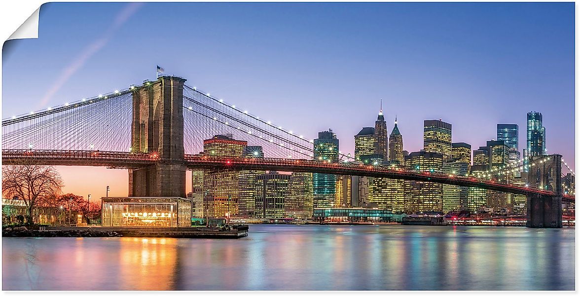 Artland Wandbild Skyline New York City, günstig online kaufen