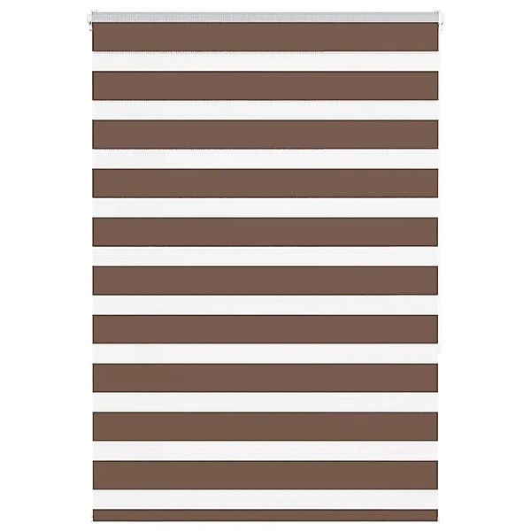 vidaXL Doppelrollo Braun 105x150 cm Stoffbreite 100,9 cm Polyester 4014340 günstig online kaufen