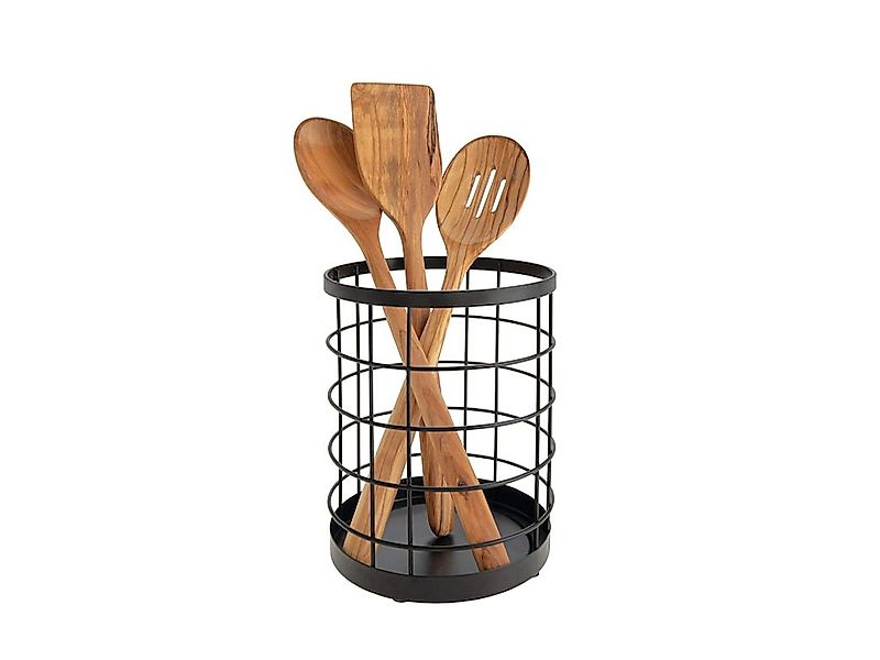 iDESIGN Kochlöffelhalter Utensilienhalter Black, Maße: Ø günstig online kaufen