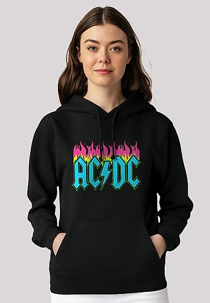 F4NT4STIC Kapuzenpullover "ACDC Neon Flames", Premium Qualität günstig online kaufen