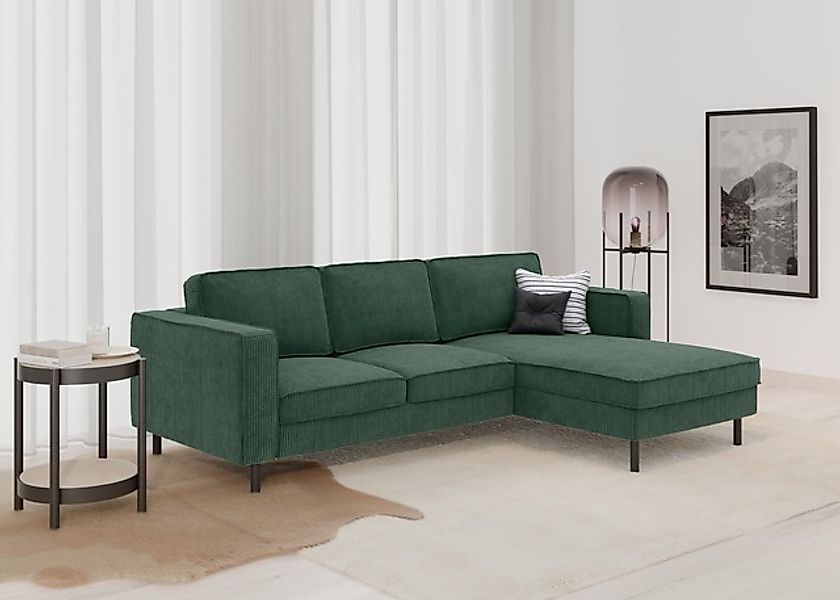 TRENDMANUFAKTUR Ecksofa »Watkins, Couch wahlweise mit Schlaffunktion & Bett günstig online kaufen