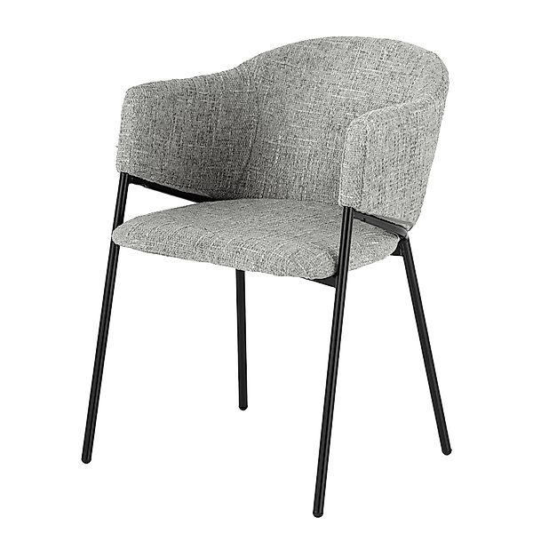 riess-ambiente Esszimmerstuhl NOBLESSE grau / schwarz günstig online kaufen