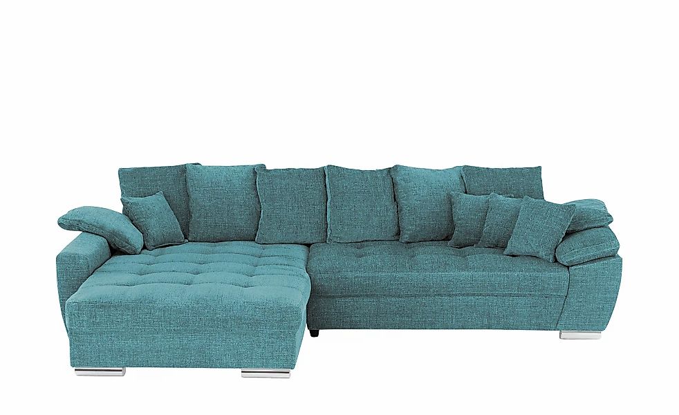 bobb Ecksofa  Farina ¦ türkis/petrol ¦ Maße (cm): B: 323 H: 92 T: 222.0 Pol günstig online kaufen