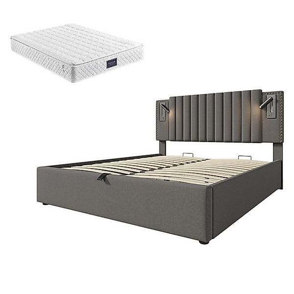 Gotagee Polsterbett Gästebett 160x200cm Doppelbett Mit Matratze Jugendbett günstig online kaufen