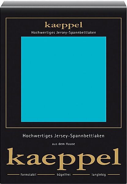 Kaeppel Spannbettlaken "Single Jersey Mako Elasthan" aus 97% Baumwolle und günstig online kaufen