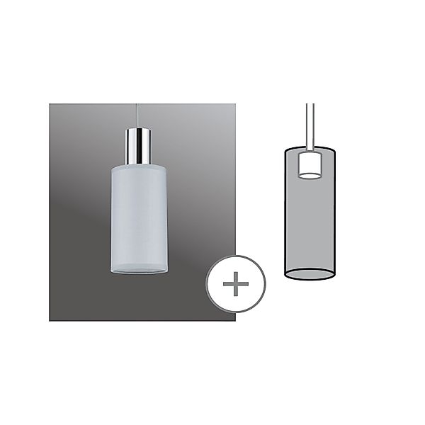 Paulmann "URail Schirm 2Easy Valerio 100mm Grau" günstig online kaufen