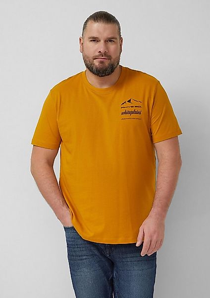 s.Oliver Kurzarmshirt T-Shirt T-Shirt mit Frontprint aus Baumwolle günstig online kaufen