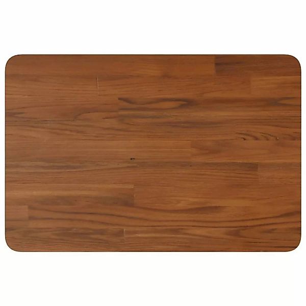 vidaXL Waschtischplatte Dunkelbraun 60x40x1,5 cm Massivholz Behandelt günstig online kaufen