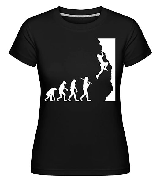 Die Entwicklung des Kletterns · Shirtinator Frauen T-Shirt günstig online kaufen