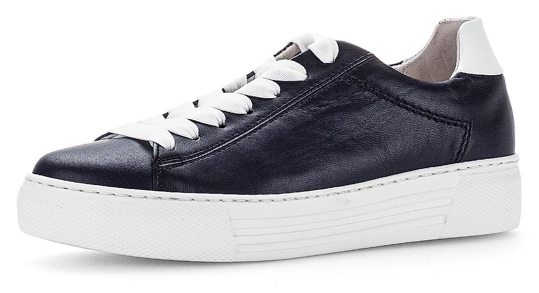 Gabor Plateausneaker "FLORENZ", Freizeitschuh, Halbschuh, Schnürschuh mit F günstig online kaufen