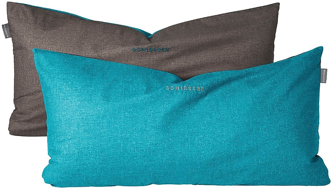 Schiesser Kissenhüllen Doubleface aus weicher Baumwolle günstig online kaufen