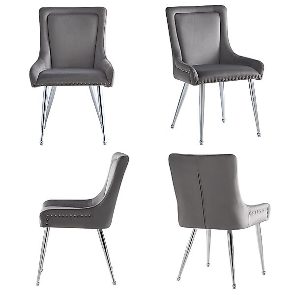 REDOM Esszimmerstuhl Kosmetikstuhl,Esszimmerstuhl,Loungesessel (Luxus Samt- günstig online kaufen