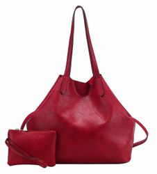 ITALYSHOP24 Schultertasche Damen Tasche SET 2in1 günstig online kaufen