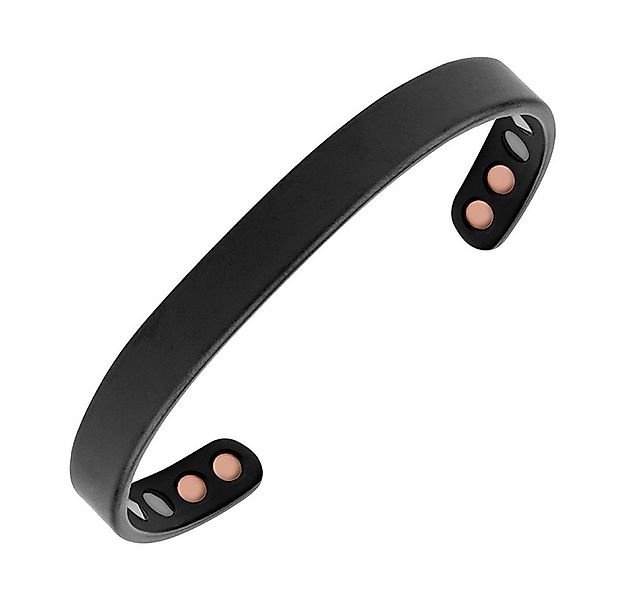 Lunavit Armband Lunavit Magnet Titan Armspange Harmony slim, Schwarz günstig online kaufen