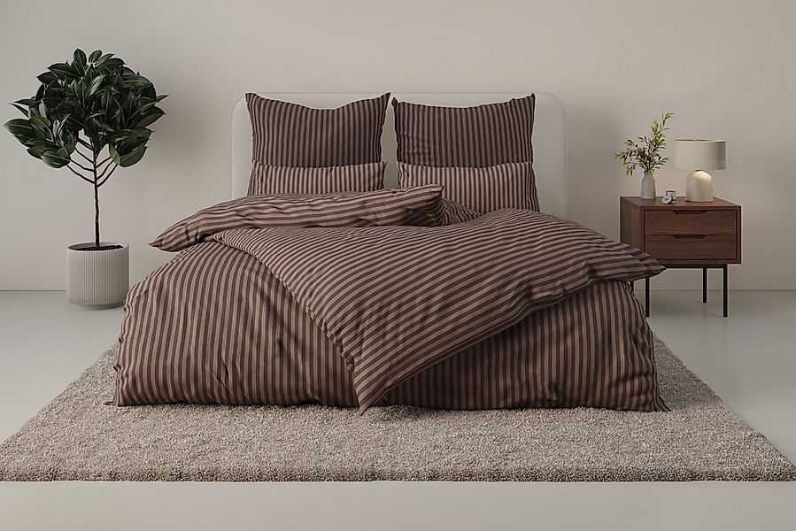 Bruno Banani Bettwäsche Jassen, Renforcé, 2 teilig, moderne Bettwäsche aus günstig online kaufen