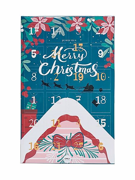 ONLY Freizeitsocken "ONL24 MULTI XMAS SOCK Adventskalender" Packung, 24 Stk günstig online kaufen