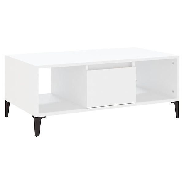 vidaXL Couchtisch Couchtisch Weiß 90x50x36,5 cm günstig online kaufen
