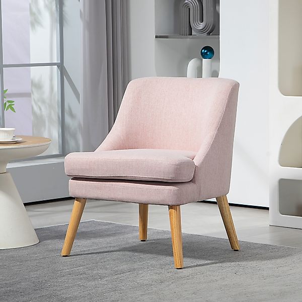 HOMCOM Sessel Loungesessel mit Leinenoptik, Armlehne, Gepolstert Relaxsesse günstig online kaufen