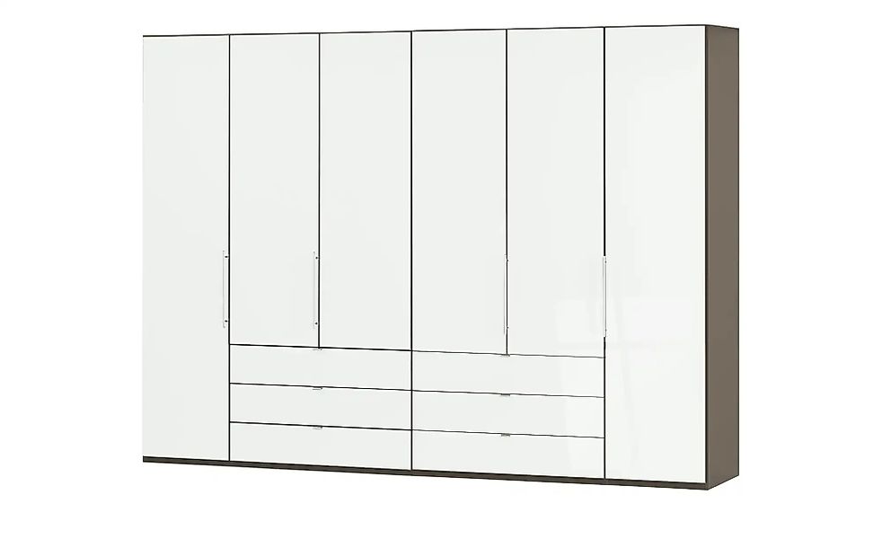 Falttüren-Panoramaschrank  6-türig  Beda ¦ weiß ¦ Maße (cm): B: 300 H: 216 günstig online kaufen