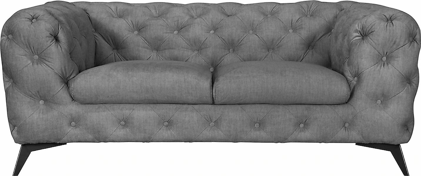Home affaire Chesterfield-Sofa "Glynis" aufwändige Knopfheftung, moderne Ch günstig online kaufen