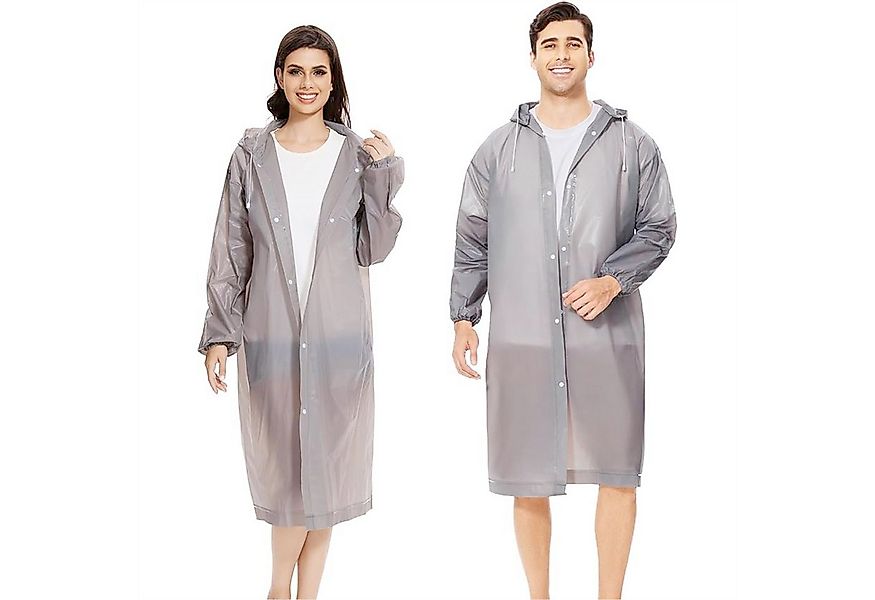 Mutig Regenjacke Regenponcho,2 Stück Unisex Wiederverwendbar, Tragbarer Reg günstig online kaufen