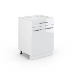 Vicco Unterschrank Fame-Line, Weiß Hochglanz/Weiß, 60 günstig online kaufen