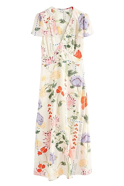 Next Maxikleid Maxikleid zum Binden, Flatterärmel, günstig online kaufen