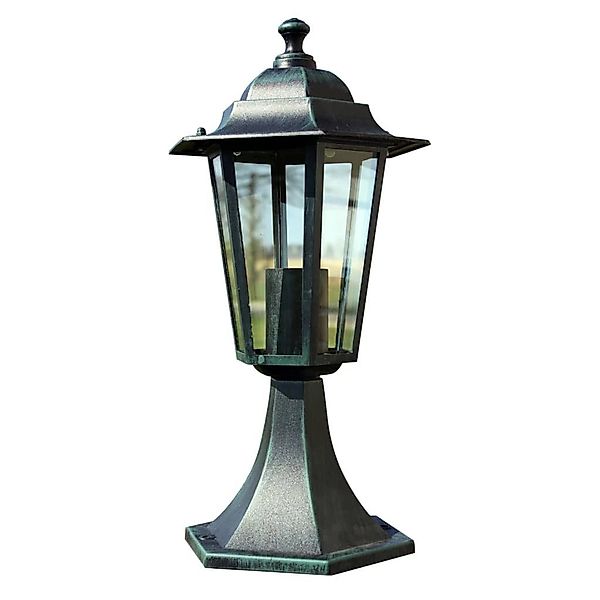 vidaXL Außen-Wandleuchte Gartenlaterne Dunkelgrün/Schwarz Aluminium günstig online kaufen