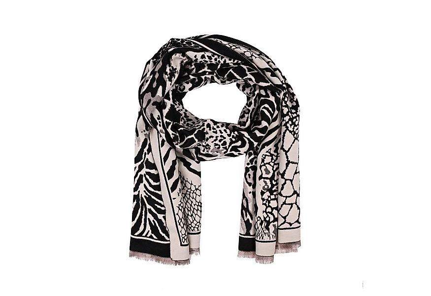 Goodman Design Modeschal Exklusiver Seiden-Viskose Damenschal mit edlem Ani günstig online kaufen