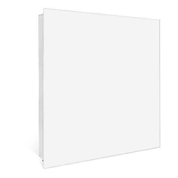 banjado Schlüsselkasten Glas weiß (Stahl Gehäuse, günstig online kaufen