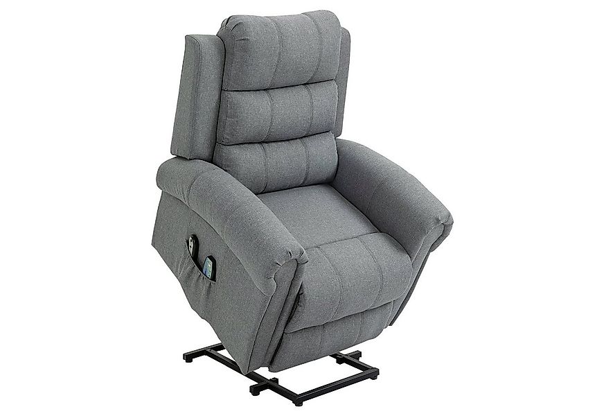 HOMCOM Massagesessel mit Wärmefunktion, mit Aufstehhilfe (Sessel, 1-St., Au günstig online kaufen