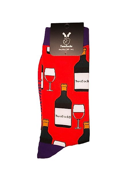 TwoSocks Freizeitsocken Wein Socken lustige Socken günstig online kaufen