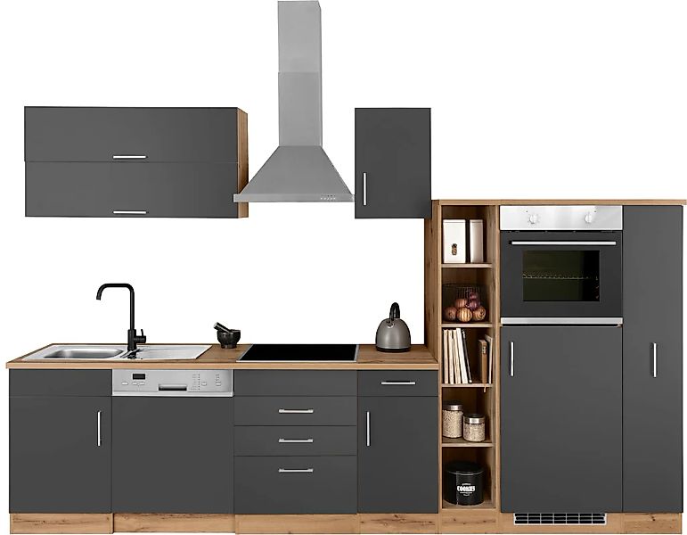 HELD MÖBEL Küchenzeile "Colmar", mit E-Geräten, Breite 330 cm günstig online kaufen