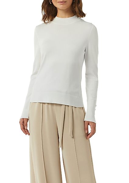 Comma Strickpullover mit Stehkragen günstig online kaufen