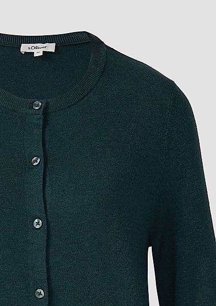 s.Oliver Strickjacke Feinstrickcardigan aus Viskosemix günstig online kaufen