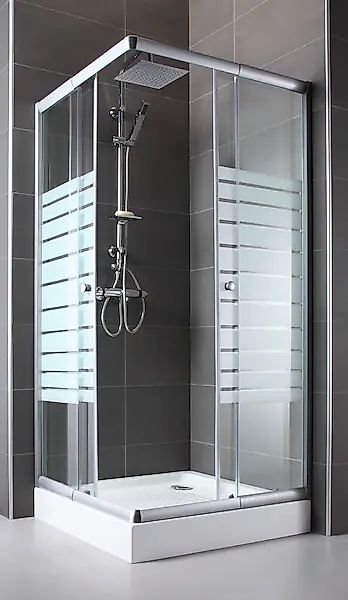 welltime Eckdusche Trento Banda, BxT: 90x90 günstig online kaufen