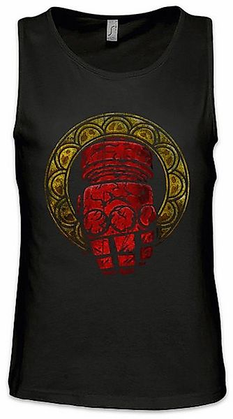 Urban Backwoods Tanktop Hell Hand Ärmelloses T-Shirt Sign Hellboy Symbol Lo günstig online kaufen