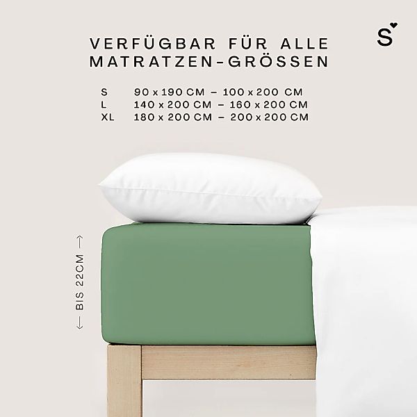 Schlafgut Spannbettlaken "Basic Cotton Spannbettlaken" Preiseinstiegsmodell günstig online kaufen
