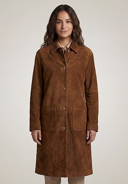 RICANO Ledermantel Donatella Hochwertiges Ziegen Velours Leder günstig online kaufen