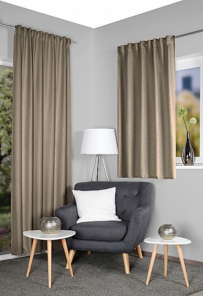 HOME WOHNIDEEN Vorhang "ESKAMIO" Multifunktionsband 1 Stk. tlg. Thermo, Bli günstig online kaufen